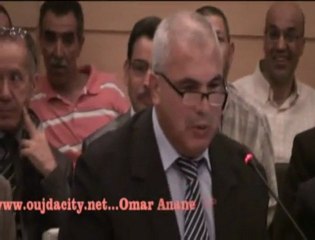 Mr omar anane  VP de l' ump oujda  / présentation de l'entrés universitaire  2012/2013