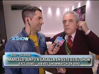 Angel de Brito con Gasalla y Tinelli