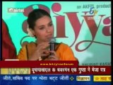 Rani talking about learning Marathi  from Sachin & his team in Aiyyaa