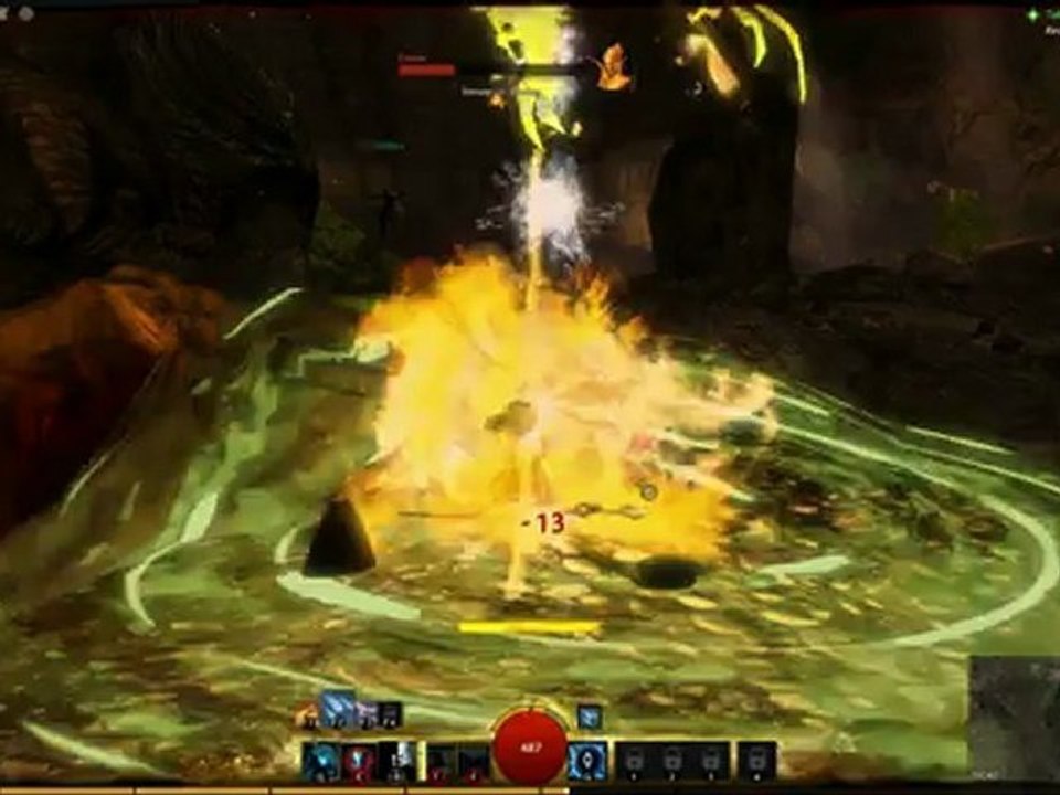 Vista at the Fire Elemental Cavern - Guild Wars 2