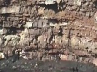 This is what happens if a box of garbage falls into a volcano lake