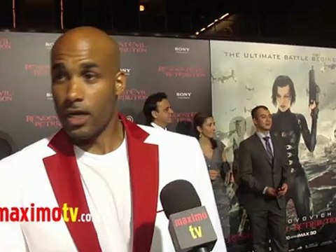 Boris Kodjoe Interview at Resident Evil: Retribution Los Angeles Premiere