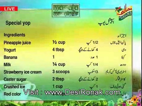 Masala Morning by Hum tv - 13th September 2012 part 3