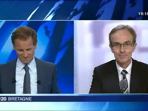 Philippe Noguès en direct du 19/20 régional de France 3 Bretagne