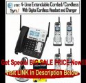 BEST BUY AT&T SB67118 SynJ 4-Line Extendable Range Corded-Cordless with 4 Extra Handsets and TL7600 Cordless Headset