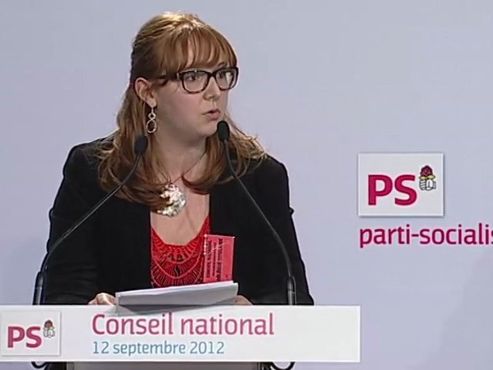 Discours de Constance Blanchard au Conseil national de synthèse