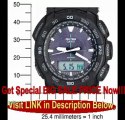 BEST BUY Casio Men's PRG550-1A1CR Pro Trek Triple Sensor Tough Solar Analog-Digital Watch