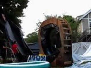 Amazing Backyard Waterslide