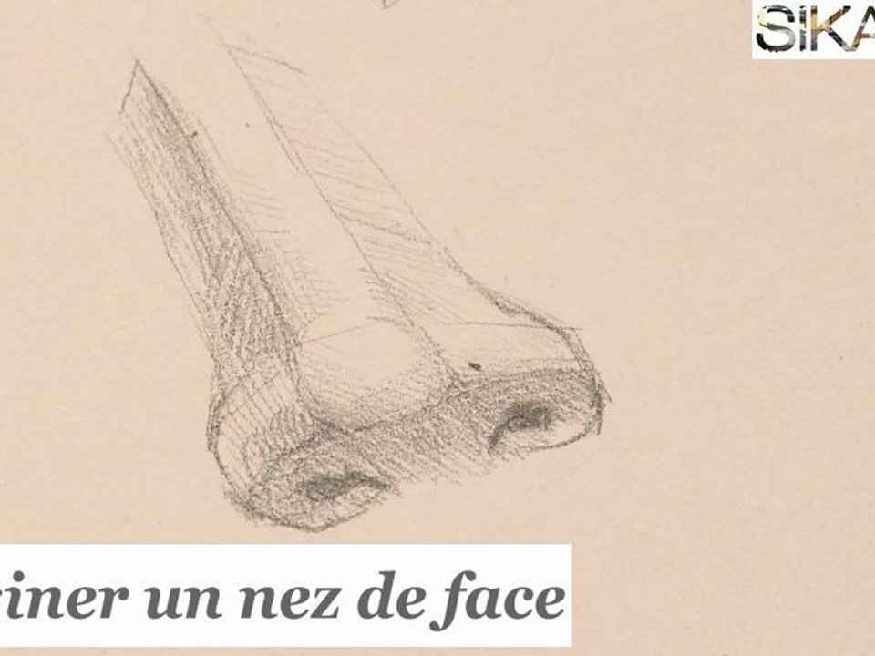 Comment dessiner un nez de face ? - HD