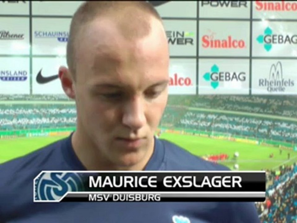 Maurice Exslager vor dem Spiel gegen Kaiserslautern