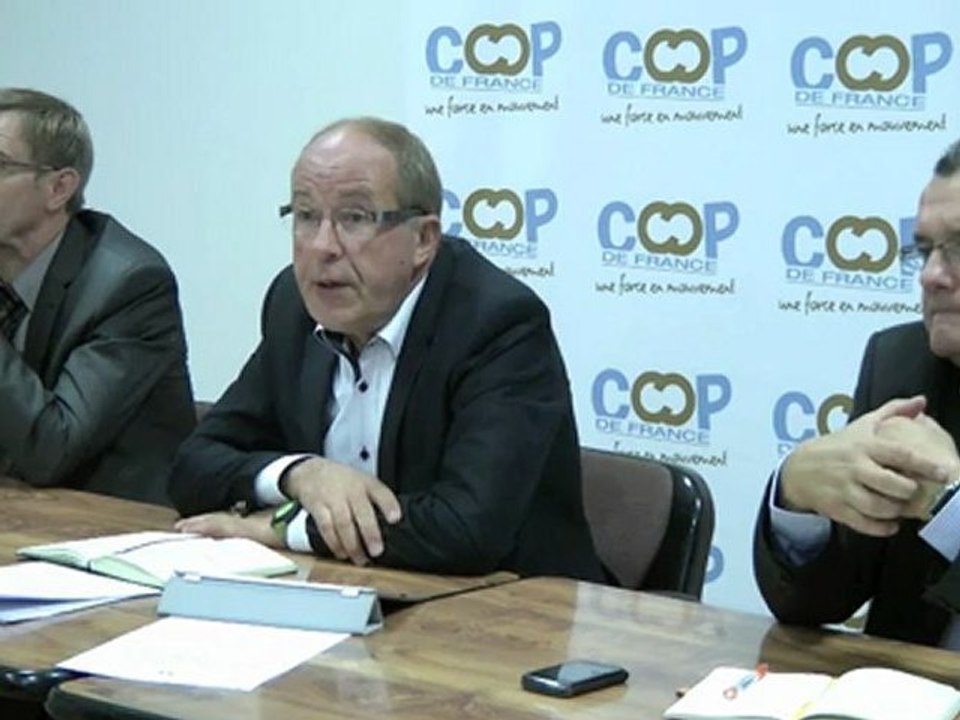 Conference de Presse Coop de France du 13-09-12