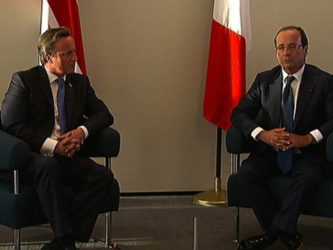 Point de presse avec M. David Cameron à Londres