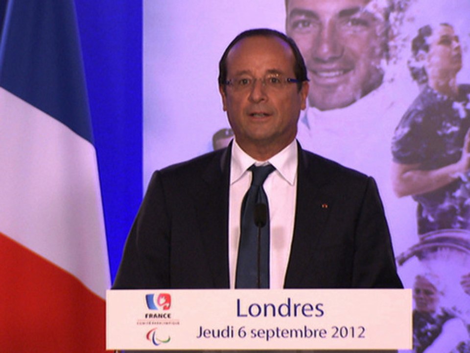 Point presse du Président aux Jeux Paralympiques de Londres