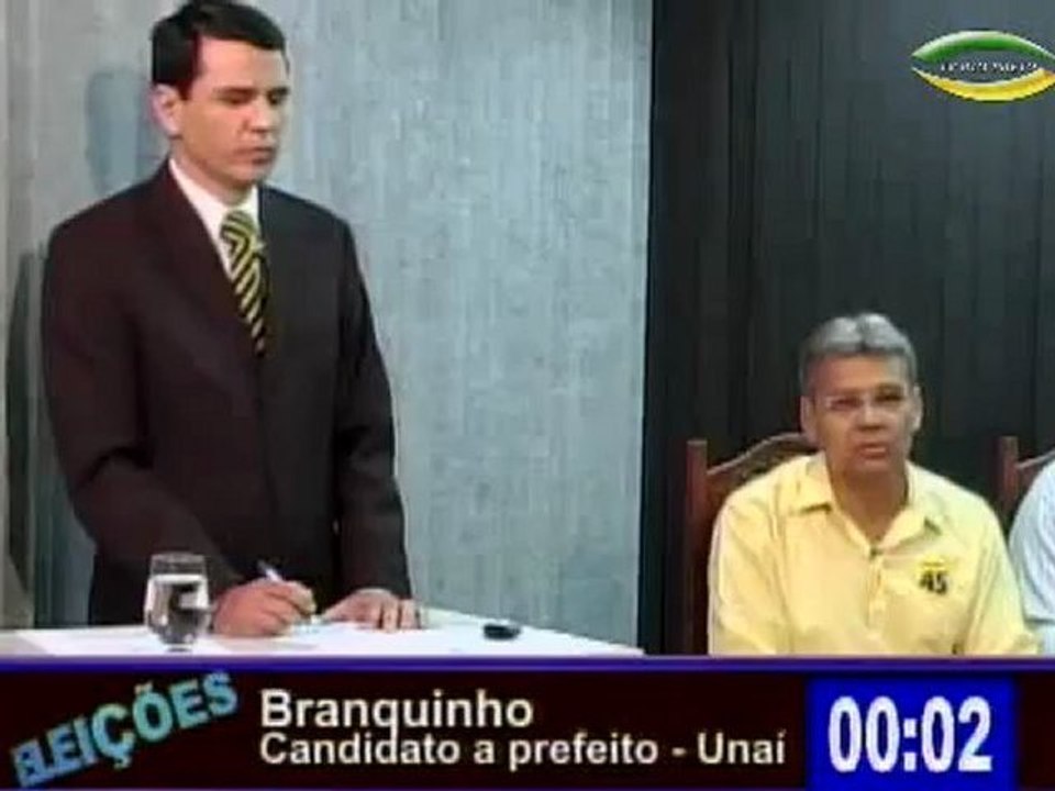 Debate TV Rio Preto – Eleições 2012 – Branquinho parte 1
