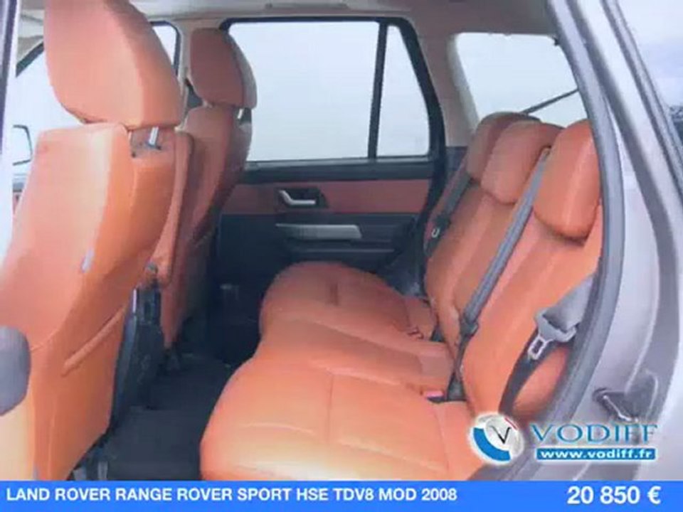 VODIFF AUTOMOBILES ALSACE : LAND ROVER RANGE ROVER SPORT HSE TDV8 MOD 2008