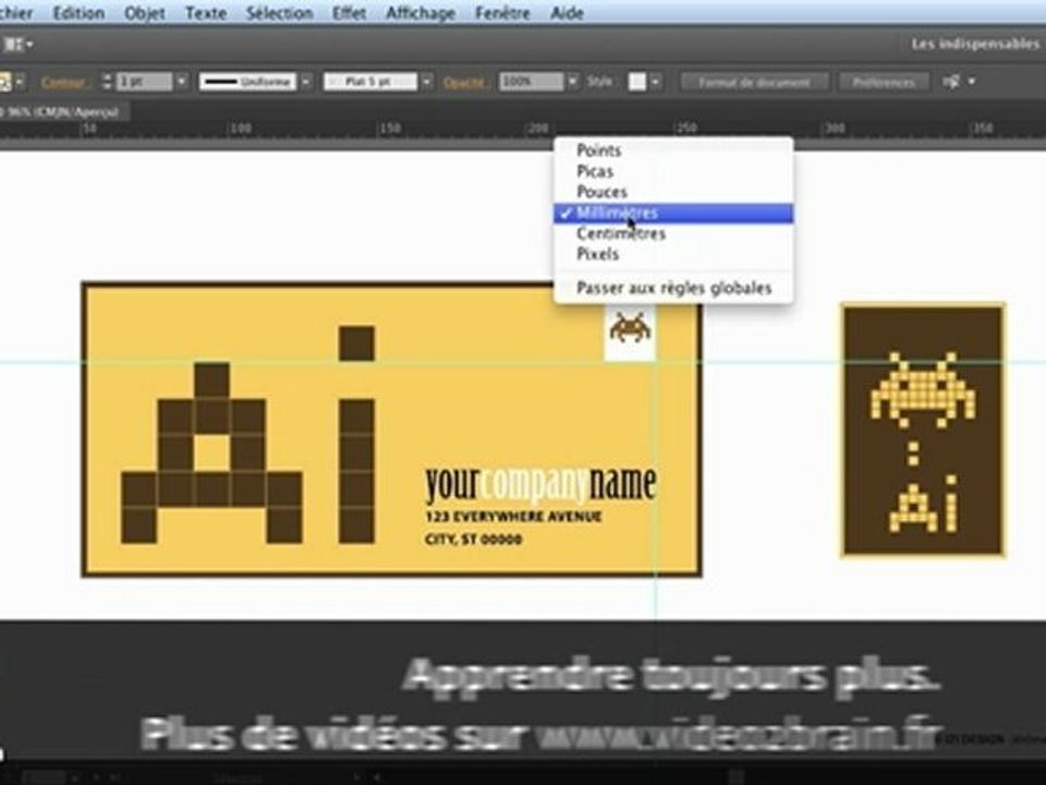 Adobe Illustrator CS6 : Manipulation des règles et repères