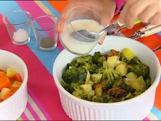 Parmentier de boeuf aux deux purées et au parmesan