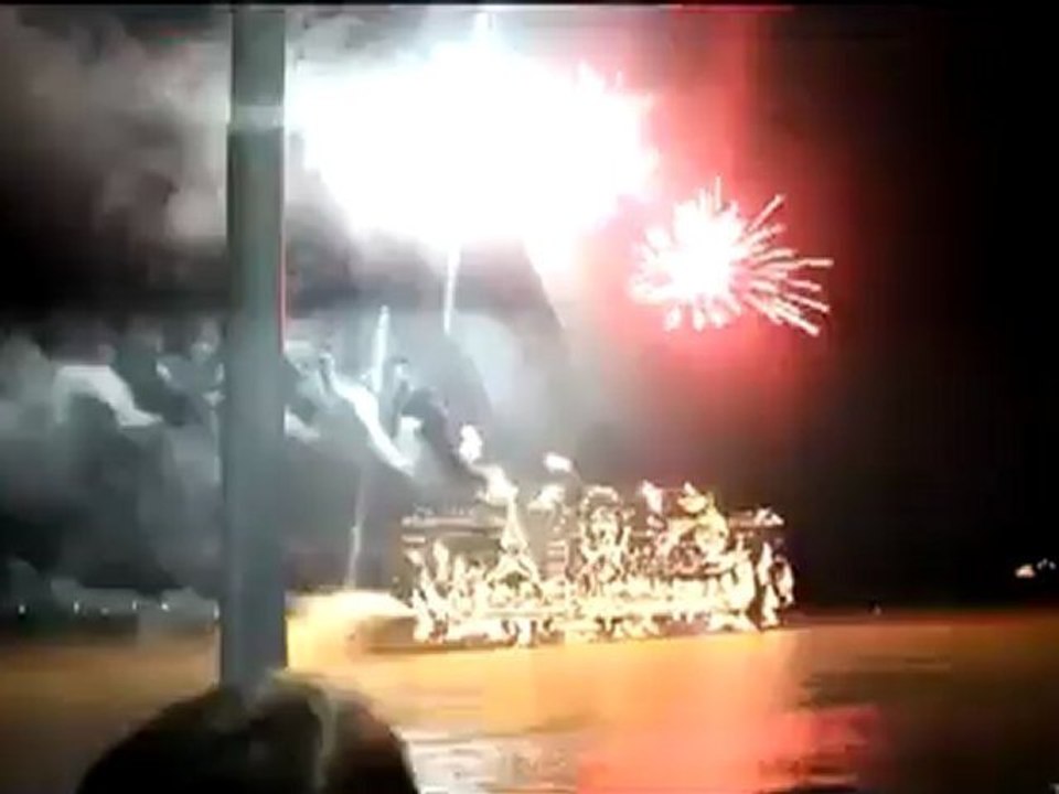 illuminated boat procession festival.mp4