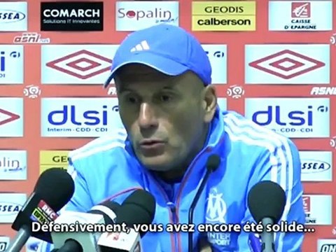 Nancy 0-1 OM : la réaction de Baup