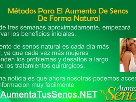 aumenta tus senos de manera natural - aumentar el busto de manera natural