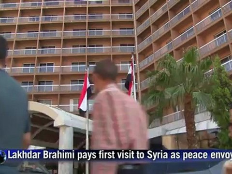 Peace envoy Brahimi arrives in Syria