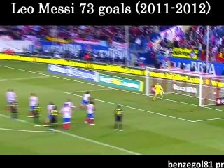 Lionel Messi 73 goals 2011-2012 || HD