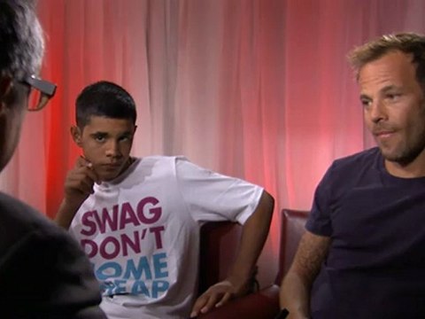 Stephen Dorff and Abdallah El Akal of Zaytoun at TIFF 2012