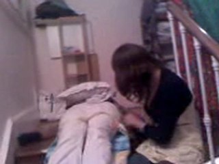 chute dans les escaliers