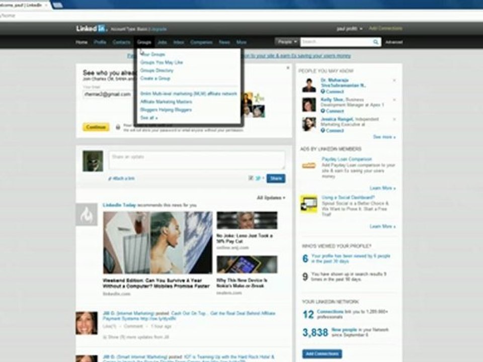 Social Media Training- How To Post Your Article On Linkedin