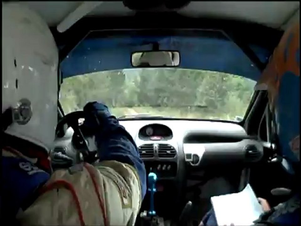 camera embarquee rallye terre de lozere 2012 Julia - Aubertin ES7