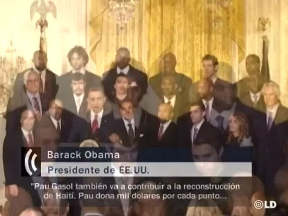 Barack Obama felicita a Gasol