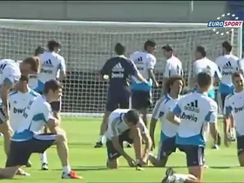 Mutsuz Ronaldo antrenmanda