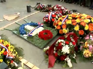 Cérémonies d'hommage aux coloniaux de la 4ème DIC