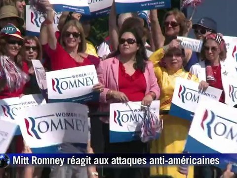Mitt Romney réagit aux attaques anti-américaines