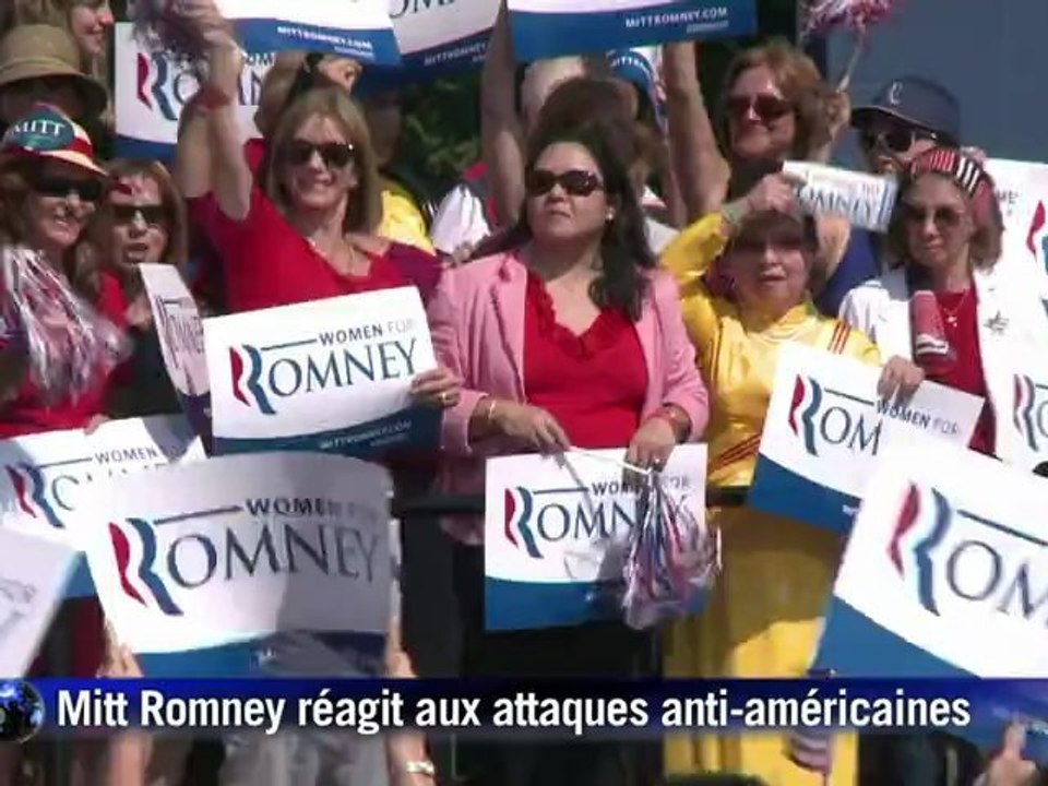 Mitt Romney réagit aux attaques anti-américaines
