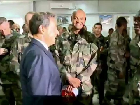 Visite du Président de la République en Afghanistan le 12 juillet 2011