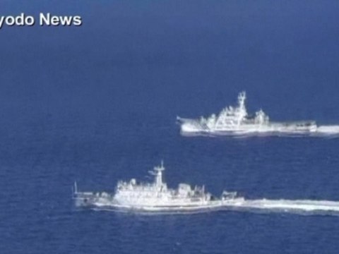 Chinese ships enter disputed waters