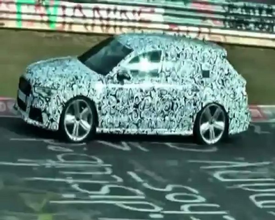 AUDI RS6 2012 scoop - testing at the Nurburgring