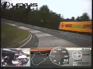 Lexus LFA passenger lap at the Nuburgring