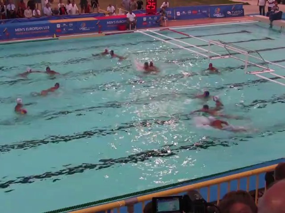 Italie Serbie Championnat d'Europe 2012 Water-polo -19ans