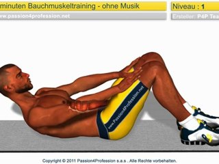 8 minuten bauchmuskeltraining - ohne Musik