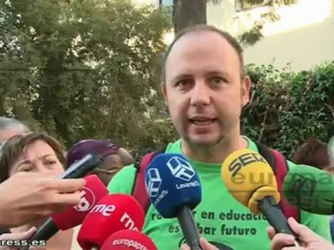 Manifiestación contra el peor inicio de curso en 30 años