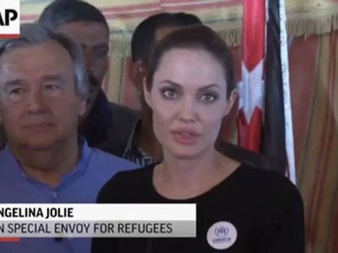 Angelina Jolie Visits Syrian Refugee Camp