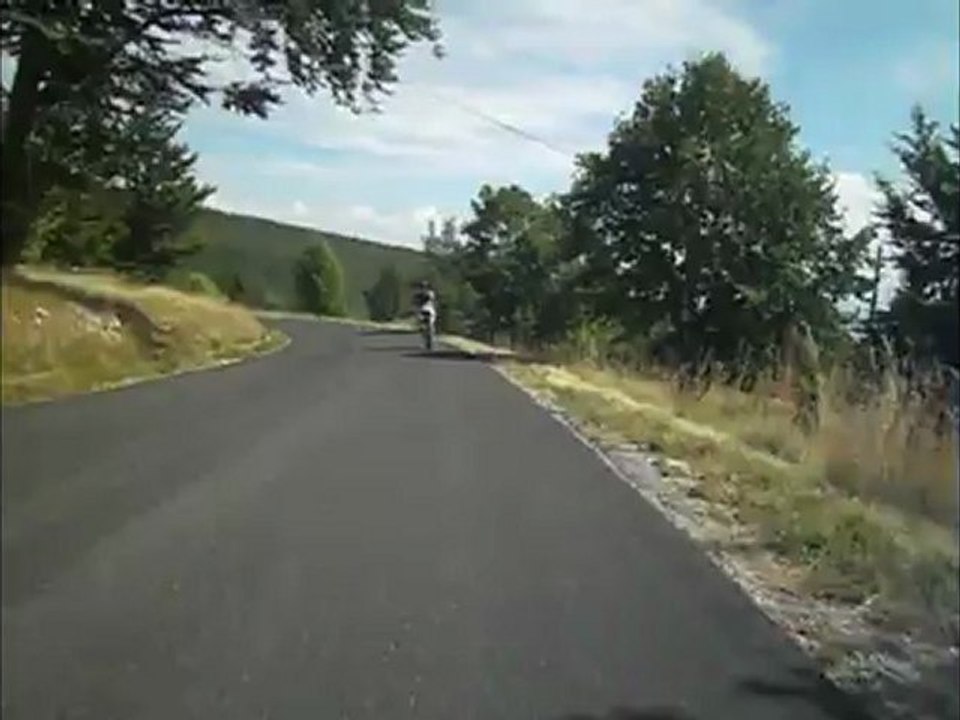 descente de la montagne de Lure