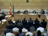 El fiscal Zaragoza y los peritos en el jucio del 11M