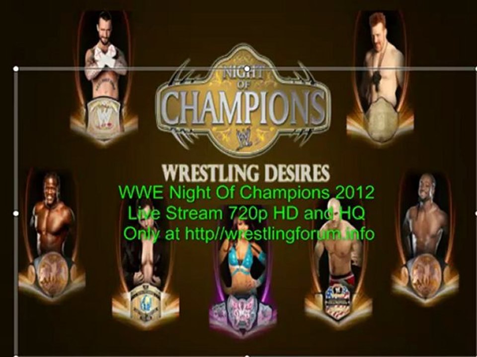 WWE Night of Champions 2012 Promo [HQ]