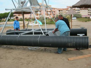 HYDROLIENNE DE PORT-CAMARGUE
