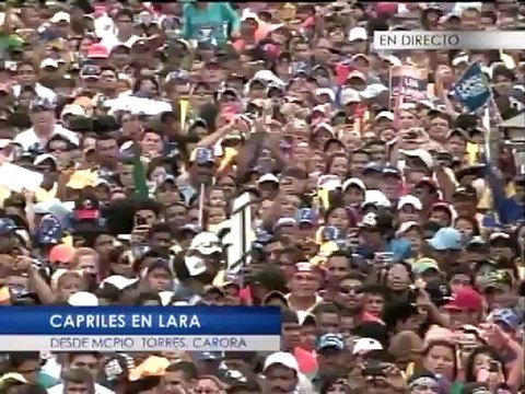 Capriles: Hay un solo camino y ese camino tiene puesta la mirada en el futuro