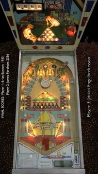 TARGET POOL Pinball Machine (Gottleib 1969) - Pinburgh 2011 Div. A Quarterfinal - KME JOE JWF Bannon