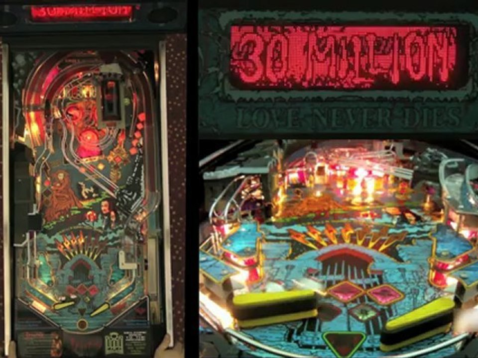 BRAM STOKER'S DRACULA Pinball Machine (Williams 1993) - PAPA video tutorial